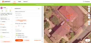 La zone de sécurité peut être définie avec précisions. Il est aussi possible de paramétrer des alertes en cas d'entrée ou sortie de la zone.