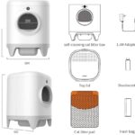 Litière Petkit Pura X dimensions