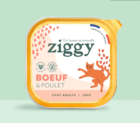 Patée boeuf et poulet ziggy