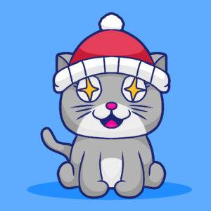 chat noël