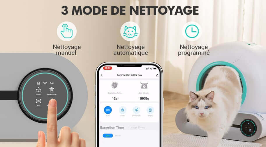 famree litière connectée