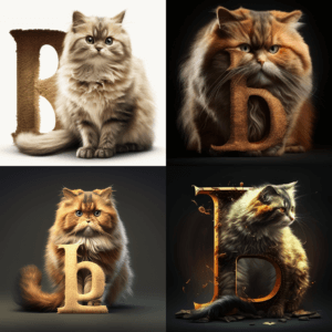 nom de chat lettre B