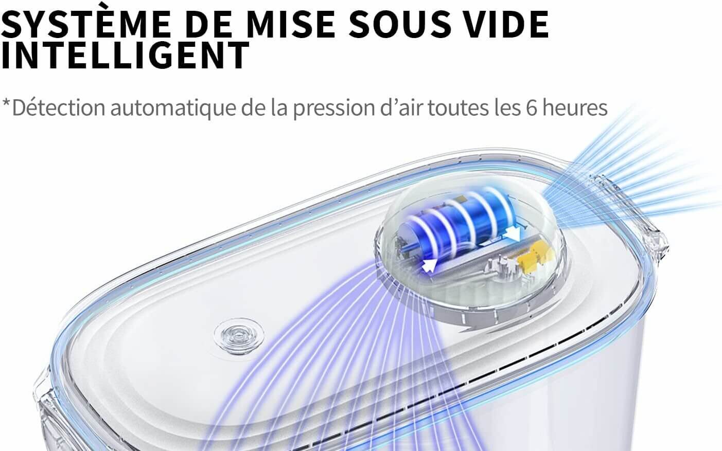 petkit stockage de nourriture sous vide 