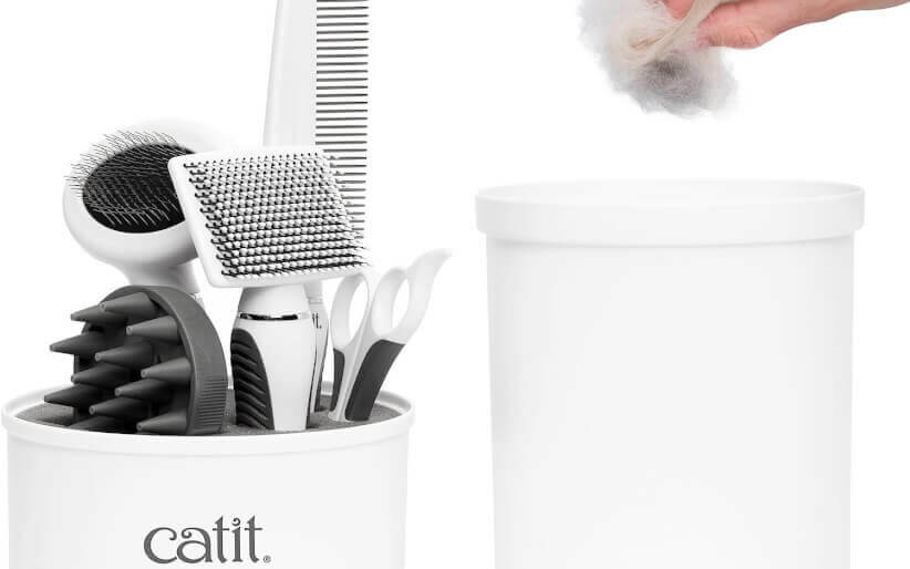 kit toilettage pour chat à poil courts Catit