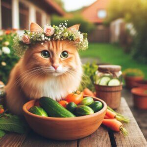 chat croquette végétarienne