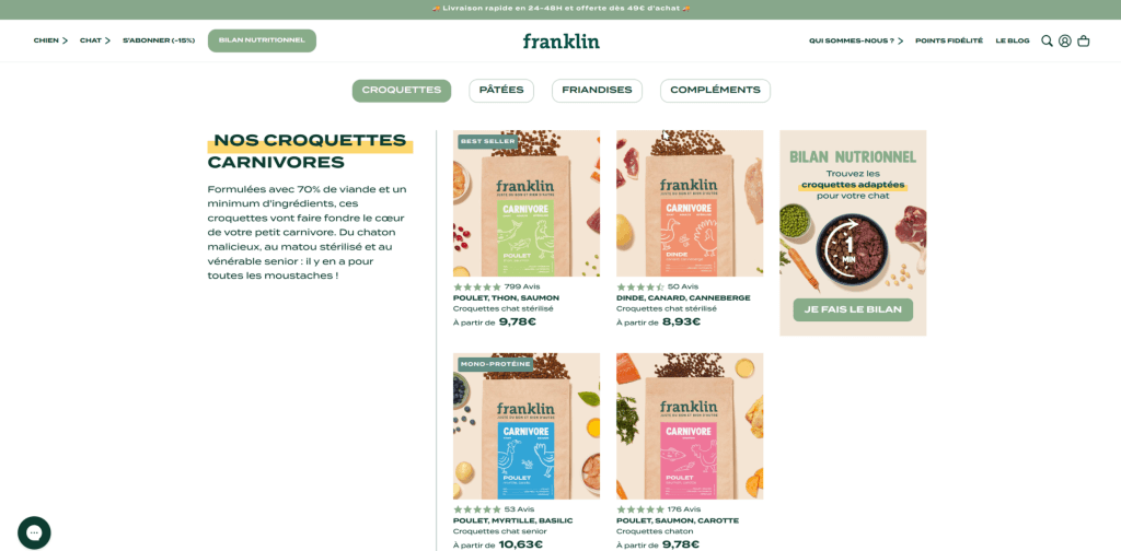 Avis Croquettes Franklin